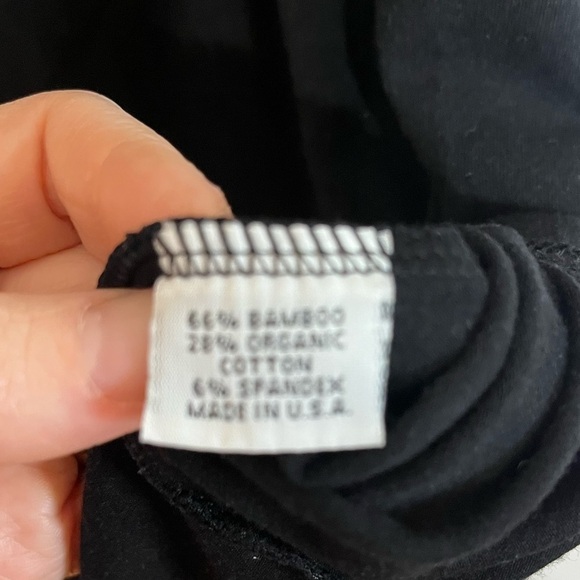 Bryn Walker asymmetrical black sleeveless tank bamboo/organic cotton size M - Picture 3 of 10